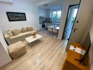Kuchyň nebo kuchyňský kout v ubytování PatZOO Apartments