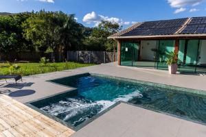 A piscina localizada em Pousada Rancho Soberbo, Serra do Cipó ou nos arredores