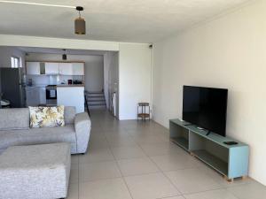 TV a/nebo společenská místnost v ubytování Duplex Résidence Cardano-jardin privé