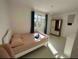 Postel nebo postele na pokoji v ubytování Duplex Résidence Cardano-jardin privé