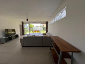 Posezení v ubytování Duplex Résidence Cardano-jardin privé