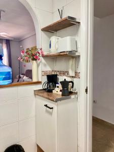 Kuchyň nebo kuchyňský kout v ubytování Marina Apartment Beach
