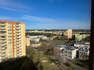 Výhľad na mesto Bydgoszcz alebo výhľad na mesto priamo z apartmánu