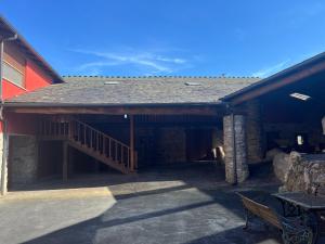 Bygningen som feriehuset ligger i