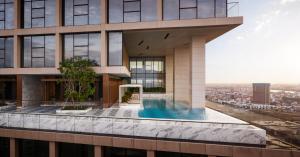 Citadines Flatiron Phnom Penh内部或周边的泳池