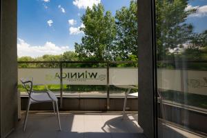 Balkón alebo terasa v ubytovaní Apartament Winnica Widok na Wisłę