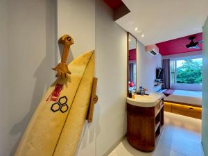 Postel nebo postele na pokoji v ubytování Sokkool Coliving and Coworking