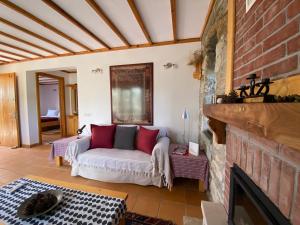 Posezení v ubytování Lamin House