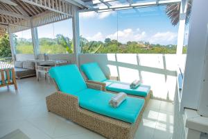 Balkón nebo terasa v ubytování Island Style Retreat