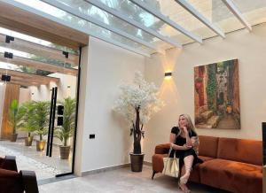 Posezení v ubytování Elite Boutique Hotel