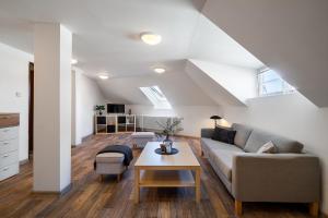 Posezení v ubytování Apartmány u Vlašského dvora
