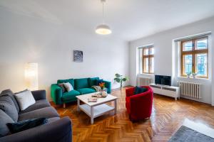 Posezení v ubytování Apartmány u Vlašského dvora
