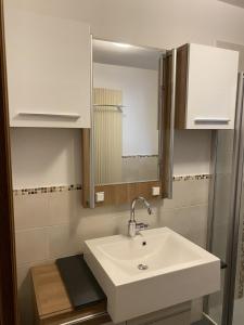 Koupelna v ubytování Ferienwohnung Haus Bauer