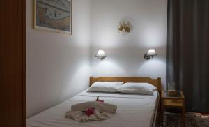Letto o letti in una camera di Minoa sea rooms