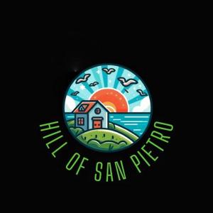 a logo for the ministry of san francisco with a house at HILL Of SAN PIETRO in Durrës