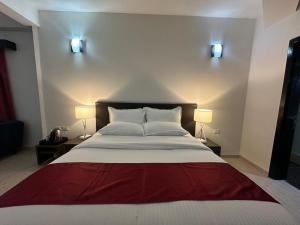 Postel nebo postele na pokoji v ubytování Hotel Belle Vie