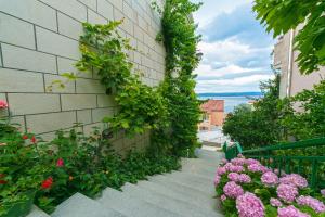 Vonkajšia záhrada v ubytovaní Apartments and rooms by the sea Brela, Makarska - 2752