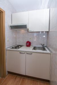 Kuchyňa alebo kuchynka v ubytovaní Apartments and rooms by the sea Brela, Makarska - 2752