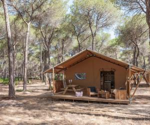 Zahrada ubytování Huttopia Parque de Doñana