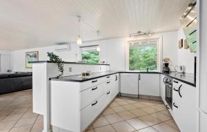 Dapur atau dapur kecil di 4 Bedroom Nice Home In Nørre Nebel