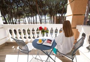 Balkón nebo terasa v ubytování Prestige Resort