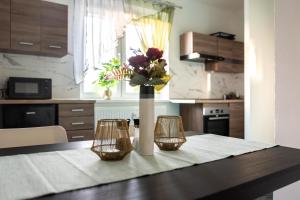 Apartmá Vrbice的厨房或小厨房