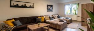 Posezení v ubytování Apartmá Vrbice