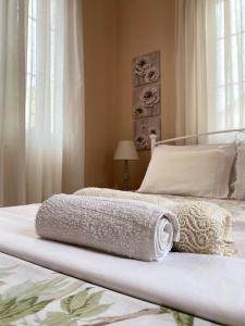 Postel nebo postele na pokoji v ubytování Villa titika
