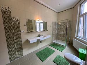 Koupelna v ubytování Apartment Zeyerova4