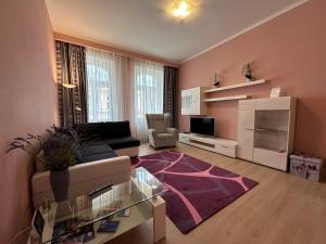 Posezení v ubytování Apartment Zeyerova4