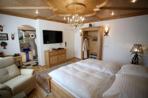 TV a/nebo společenská místnost v ubytování Höckner Plaza Hotel