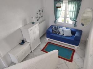 Χώρος καθιστικού στο Villa Danai