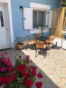 Ein Balkon oder eine Terrasse in der Unterkunft Xastero