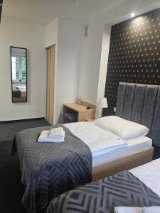 Posteľ alebo postele v izbe v ubytovaní Apartamenty N 25 Przy Kaponierze