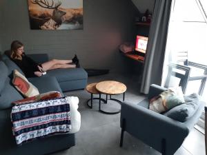 Posezení v ubytování Bee Tree Appartement