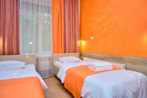 Cama o camas de una habitación en Podolski Hostel