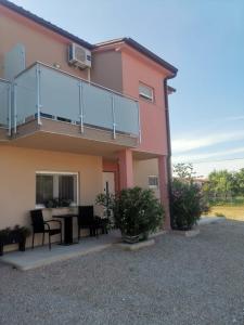 Μπαλκόνι ή βεράντα στο Apartments Amfora Valbandon