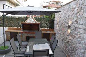 A balcony or terrace at Mavrikios Luxury Apartment