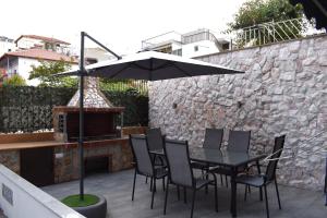 A patio or other outdoor area at Mavrikios Luxury Apartment