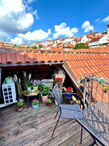 Balkón nebo terasa v ubytování Apartman Mala Strana -Piece and quiet