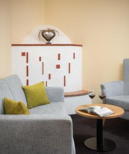 Posezení v ubytování Hotel Vitaloase zu den drei Brüdern
