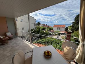 Balkón nebo terasa v ubytování Apartments Kale Center