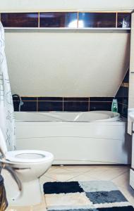 Koupelna v ubytování Apartmani Partaljeviċ