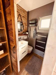 Kúpeľňa v ubytovaní Liptovalley- mobilné domy s wellnessom