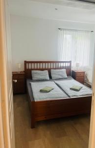 Posteľ alebo postele v izbe v ubytovaní Apartmán Provence