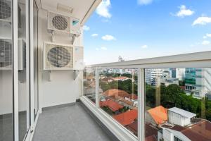 Appartamento dotato di balcone con vista sulla città. di Hesha by Kozystay - Menteng a Giacarta