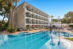 a view of the hotel from the pool at Valentin Somni Hotel & Suites in Paguera