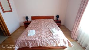 Кровать или кровати в номере Вілла Східниця
