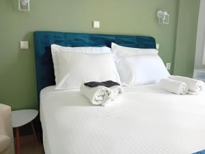 Letto o letti in una camera di Studios Spiros Parga