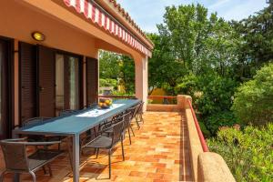 Balkon lub taras w obiekcie Apartments Villa Temer